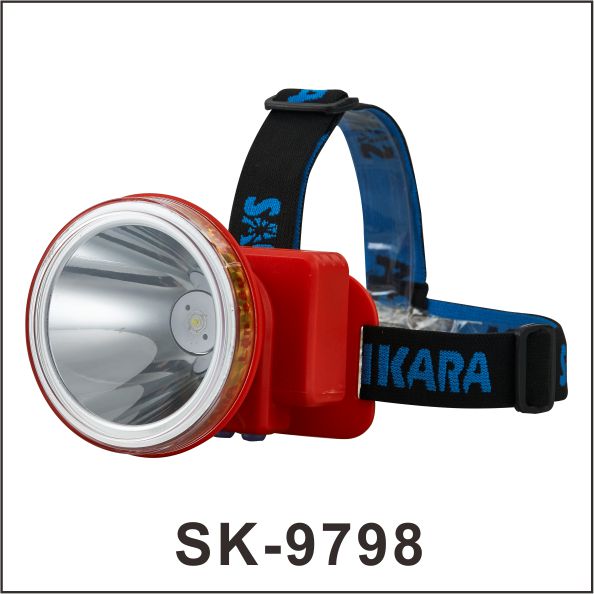 LED强光手电筒可充电探照灯超亮户外巡逻多功能手提矿灯SK-9798
